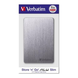 Dysk zewnętrzny Verbatim 1TB Store 'n' Go Alu Slim 2.5" (6,3… | PartsPC.pl