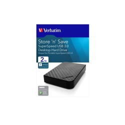 Dysk zewnętrzny Verbatim 2TB 3.5" Store 'n' Save 2Gen czarny… | PartsPC.pl