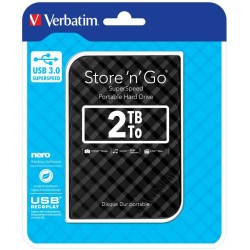 Dysk zewnętrzny Verbatim 2TB Store 'n' Go 2.5" 5400 USB 3.1 … | PartsPC.pl