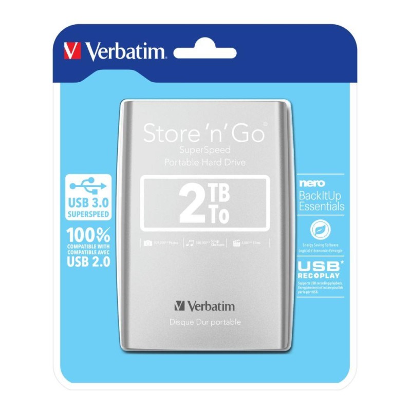 Dysk zewnętrzny Verbatim 2TB Store 'n' Go 2.5" 5400 USB 3.0 … | PartsPC.pl