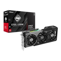 Karta VGA ASRock Radeon RX 9070 XT Steel Legend Dark 16GB GD… | PartsPC.pl