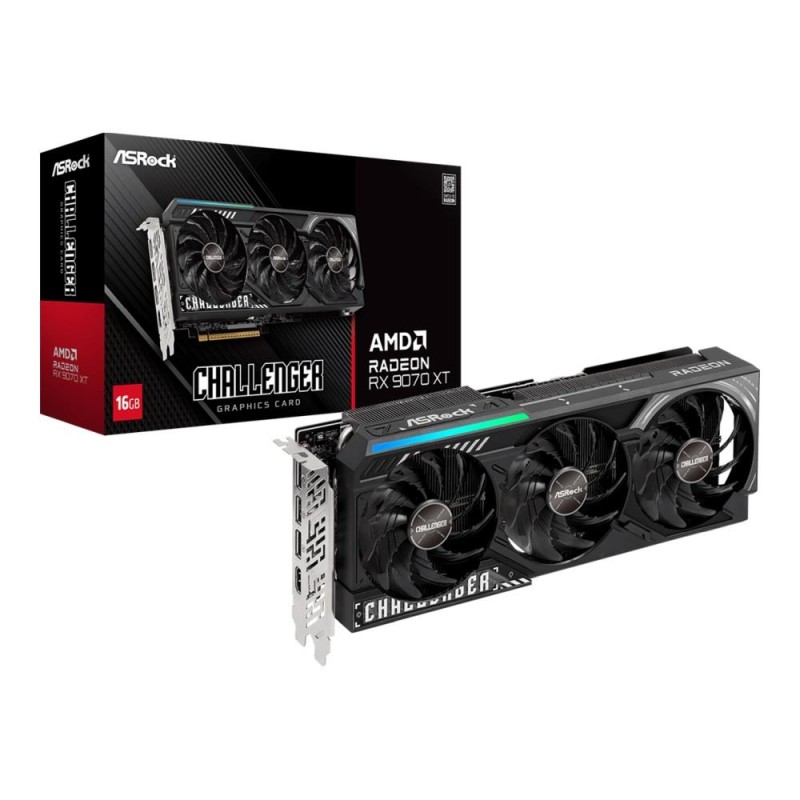 ASRock Karta graficzna RX 9070 XT CHALLENGER 16GB GDDR6 256b… | PartsPC.pl