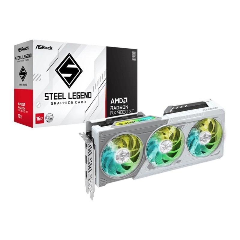 ASRock Karta graficzna Radeon RX 9060 XT STEEL LEGEND 16GB G… | PartsPC.pl