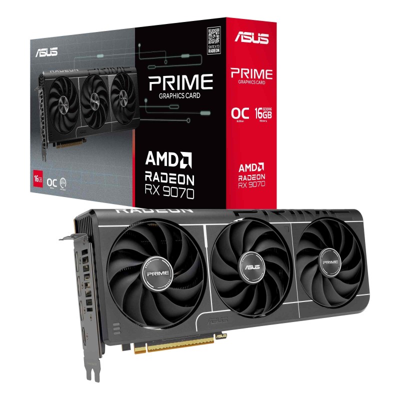 Asus Karta graficzna RX 9070 PRIME EVO OC 16 GB GDDR6 256bit… | PartsPC.pl