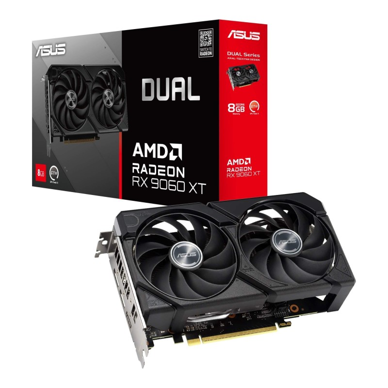 Karta VGA Asus Dual Radeon RX 9060 XT 8GB GDDR6 128bit HDMI+… | PartsPC.pl