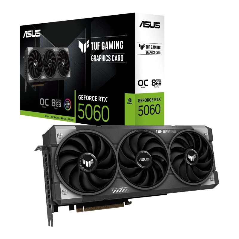 Asus Karta graficzna GeForce RTX 5060 TUF GAMING OC 8G GDDR7… | PartsPC.pl