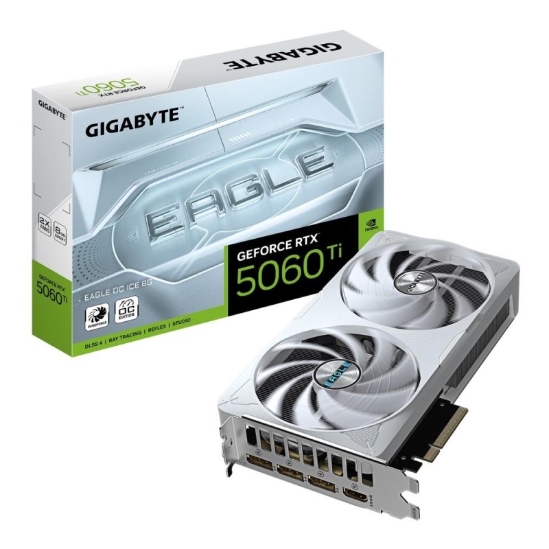 Gigabyte Karta graficzna GeForce RTX 5060 Ti EAGLE OC ICE 8G… | PartsPC.pl