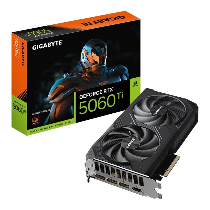 Gigabyte Karta graficzna GeForce RTX 5060 Ti WINDFORCE 8G 12… | PartsPC.pl