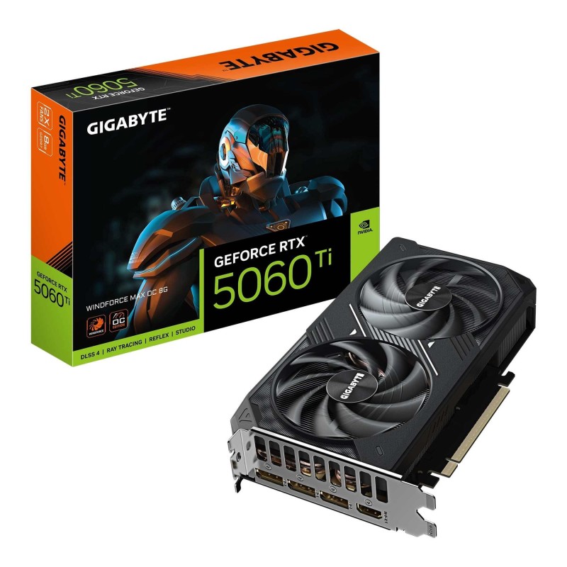 Karta VGA Gigabyte GeForce RTX 5060 Ti WINDFORCE MAX OC 8G 8… | PartsPC.pl