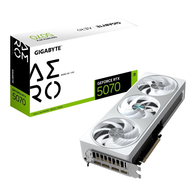 Karta VGA Gigabyte GeForce RTX 5070 AERO OC 12G 12GB GDDR7 1… | PartsPC.pl