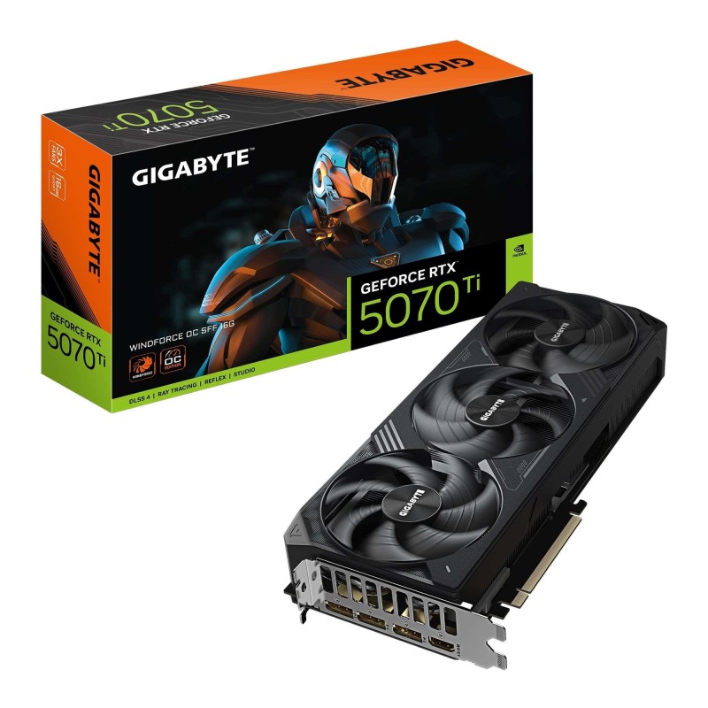 Karta VGA Gigabyte GeForce RTX 5070 Ti WINDFORCE OC SFF... | PartsPC.pl