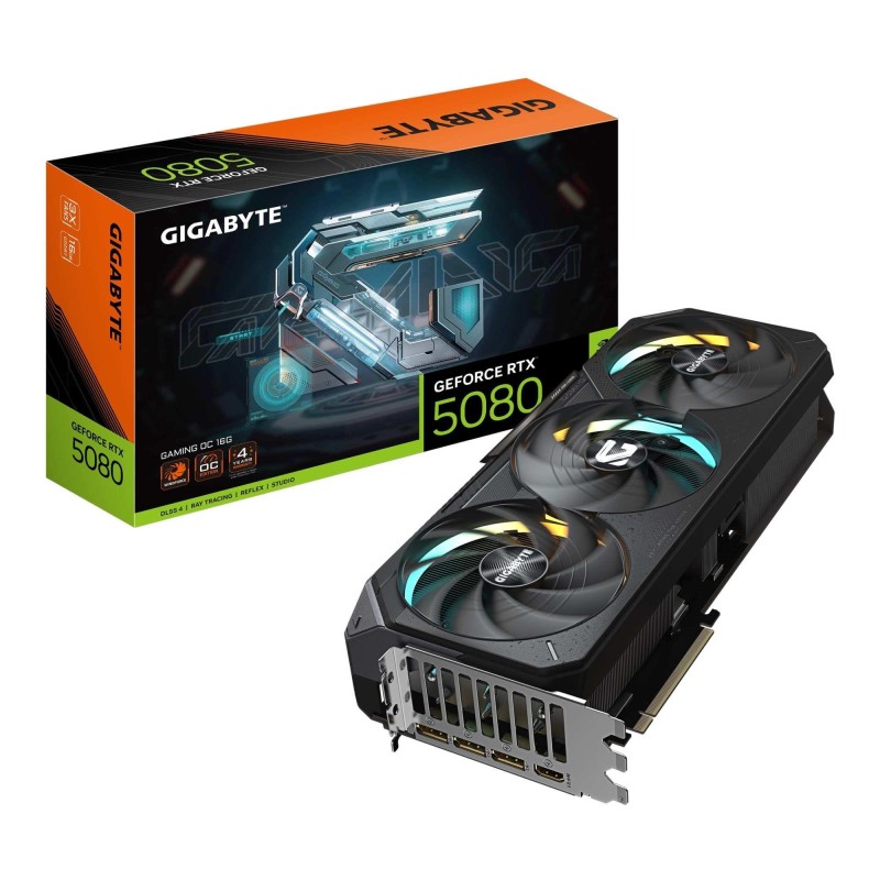 Karta VGA Gigabyte GeForce RTX 5080 GAMING OC 16G 16GB GDDR7… | PartsPC.pl