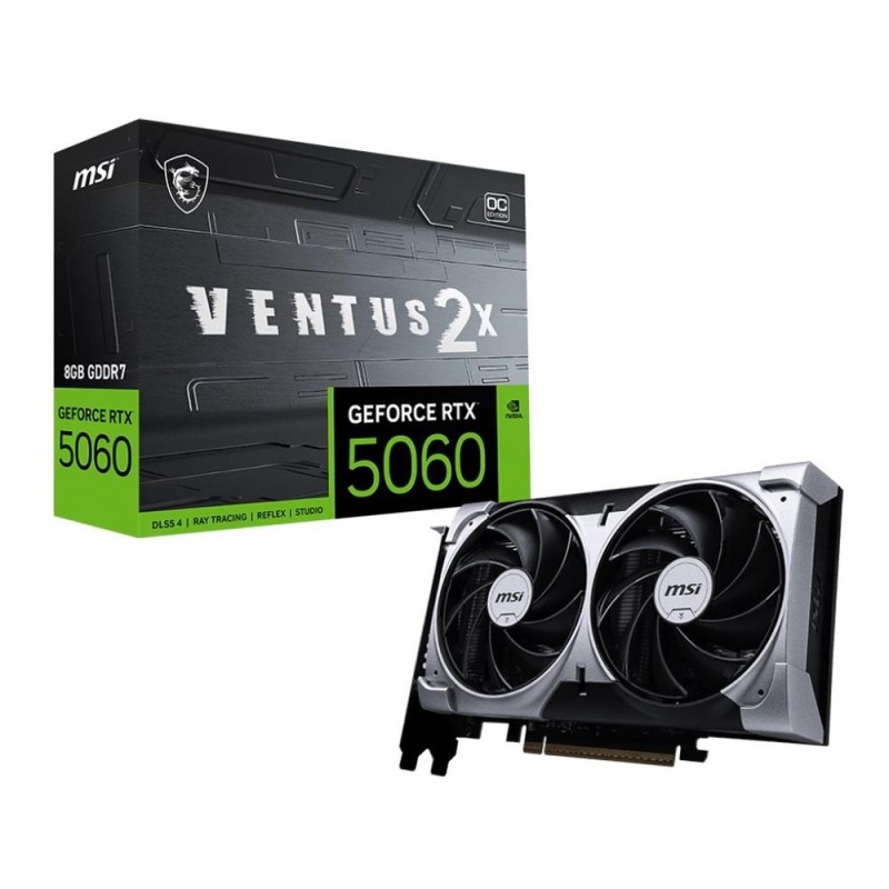 MSI Karta graficzna GeForce RTX 5060 8G VENTUS 2X OC | PartsPC.pl