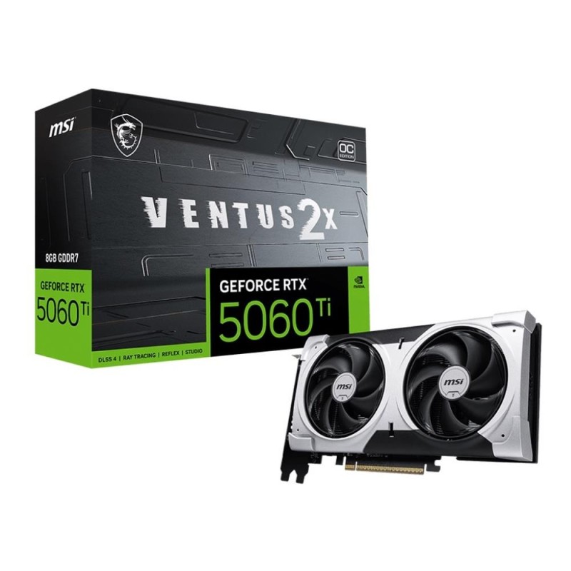MSI Karta graficzna GeForce RTX 5060 Ti 8G VENTUS 2X OC PLUS… | PartsPC.pl
