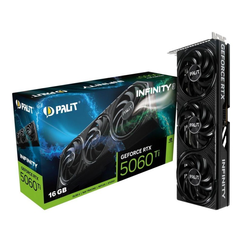 Karta VGA Palit GeForce RTX 5060 Ti Infinity 3 16GB GDDR7 12… | PartsPC.pl