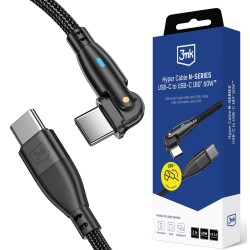 Kabel USB 3mk Hyper Cable N-SERIES USB-C to USB-C 180° 60W 2… | PartsPC.pl