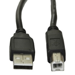 Kabel USB 2.0 Akyga AK-USB-04 USB A(M) - B(M) 1,8m czarny | PartsPC.pl