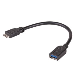 Kabel USB 3.0 Akyga AK-AD-30 USB A(F) - micro USB B(M) 0,15m… | PartsPC.pl