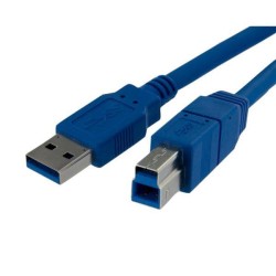 Kabel USB 3.0 Akyga AK-USB-09 USB A(M) - B(M) 1,8m niebieski… | PartsPC.pl