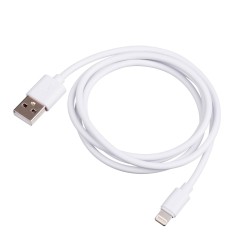 Kabel USB Akyga AK-USB-30 USB A (m) / Lightning (m) 1m biały… | PartsPC.pl