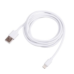 Kabel USB Akyga AK-USB-31 USB A (m) / Lightning (m) 1,8m bia… | PartsPC.pl