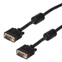 Kabel VGA Akyga AK-AV-14 15 (M)/15 (M) 5m 2 x ferryt | PartsPC.pl