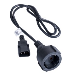 Kabel zasilający Akyga AK-PC-13A CCA CEE 7/3 / IEC C14 1 m… | PartsPC.pl