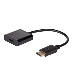 Kabel adapter Akyga AK-AD-11 HDMI F - DisplayPort M 0,15m cz… | PartsPC.pl