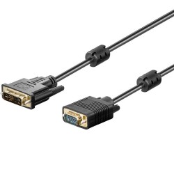 Kabel DVI - VGA Akyga AK-AV-03 DVI-I M (24+5) - VGA (M) 1,8m… | PartsPC.pl