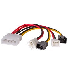 Kabel adapter Akyga AK-CA-34 Molex (M) - 2x 3-pin 12V + 2x 3… | PartsPC.pl