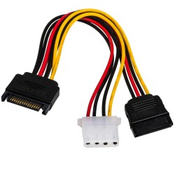 Kabel adapter Akyga AK-CA-32 SATA (M) - SATA (F) + Molex (F)… | PartsPC.pl