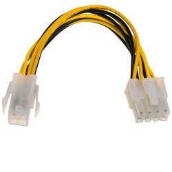 Kabel adapter Akyga AK-CA-10 P4 4-pin (F) - P8 4+4pin (M) 0,… | PartsPC.pl