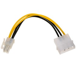Kabel adapter Akyga AK-CA-12 Molex (M) - P4 (M) 0,15m | PartsPC.pl