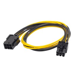 Kabel zasilający Akyga AK-CA-46 PCI Express 6pin 0,4m | PartsPC.pl