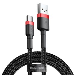 Kabel przewód Baseus Cafule USB-A - USB-C, 1m, Quick Charge … | PartsPC.pl