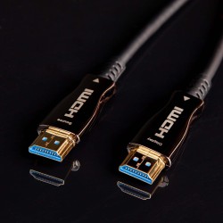 Claroc Kabel optyczny HDMI 2.0 AOC 4K@60Hz 100 m | PartsPC.pl