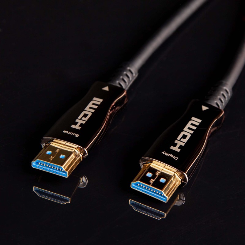 Claroc Kabel optyczny HDMI 2.0 AOC 4K@60Hz 100 m | PartsPC.pl