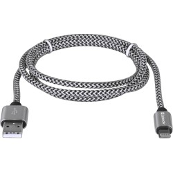 Kabel USB Defender USB-LIGHTNING 1m 2,1A biało-czarny | PartsPC.pl