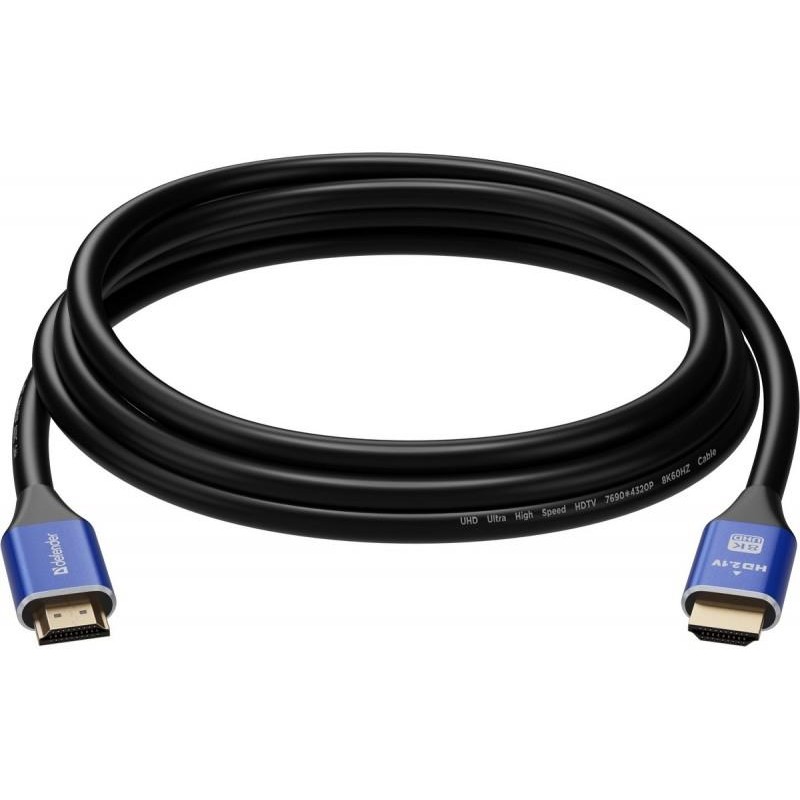 Kabel HDMI-HDMI Defender 2m v2.1 M/M | PartsPC.pl