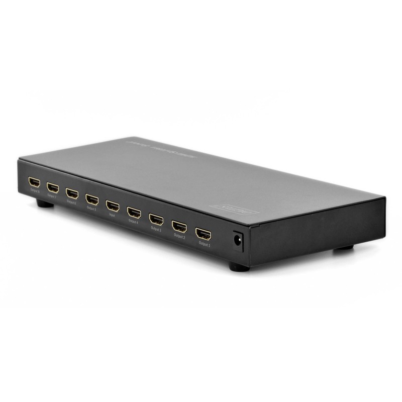Rozdzielacz/Splitter HDMI DIGITUS 8-portowy 1080p 60Hz FHD HDCP1.2 audio