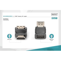 Adapter DIGITUS HDMI 2.0 HighSpeed z Ethernetem Typ HDMI A k… | PartsPC.pl