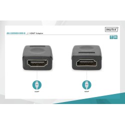 Adapter DIGITUS HDMI HDMI A/Ż - HDMI A/Ż | PartsPC.pl