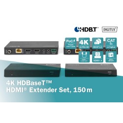 Przedłużacz/Extender DIGITUS HDMI HDBaseT 150m po Cat.5e/6/7… | PartsPC.pl
