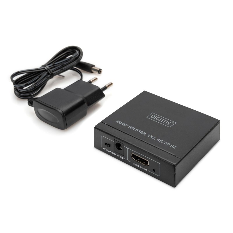 Rozdzielacz/Splitter HDMI DIGITUS 2-portowy 4K/30Hz EDID HDC… | PartsPC.pl