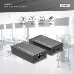 Przedłużacz/Extender DIGITUS HDMI 1080p 60Hz 120m po... | PartsPC.pl