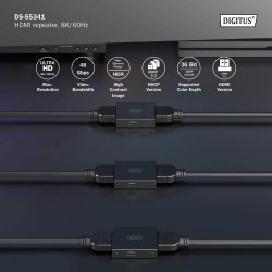 Wzmacniacz sygnału/Repeater DIGITUS HDMI 2.1 8K60Hz 10m, 4K6… | PartsPC.pl