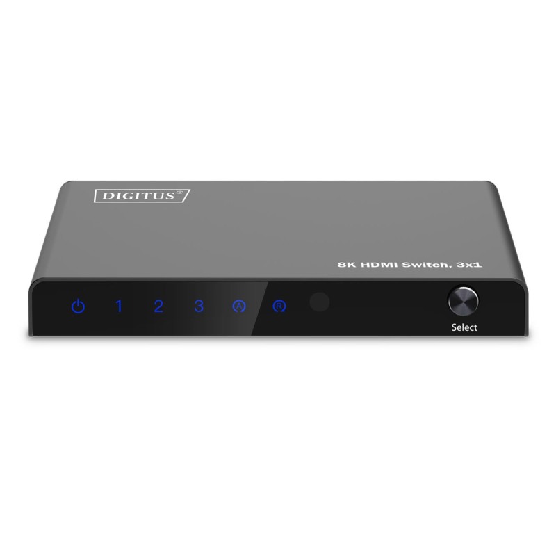 Przełącznik/Switch DIGITUS HDMI 3x1, 8K/60Hz (4:4:4) z... | PartsPC.pl