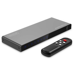 Przełącznik/Switch DIGITUS HDMI 5x1, 8K/60Hz (4:4:4) z HDR, … | PartsPC.pl