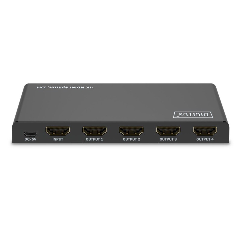 Rozdzielacz/Splitter DIGITUS HDMI 1x4, 4K/60Hz UHD z HDR, 18… | PartsPC.pl