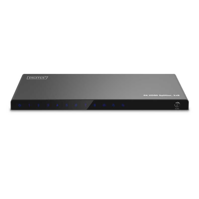 Rozdzielacz/Splitter DIGITUS HDMI 1x8, 4K/60Hz UHD z HDR, 18 Gbps, HDCP